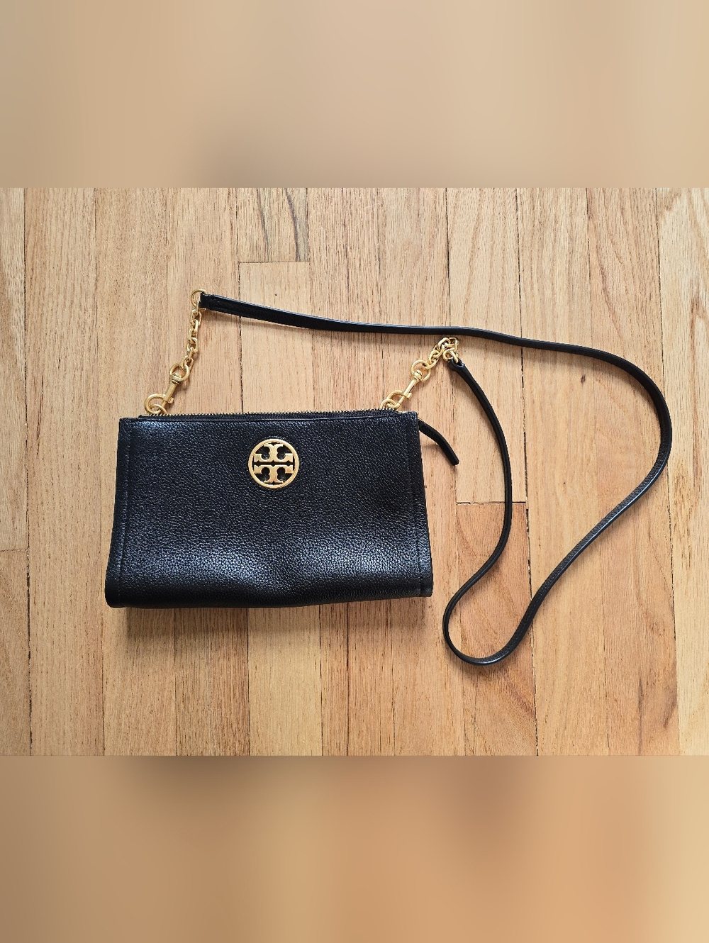Tory Burch Pebbled Leather Crossbody
